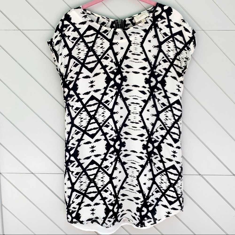 Rieley T-Shirt Zipper Back Mini Dress
